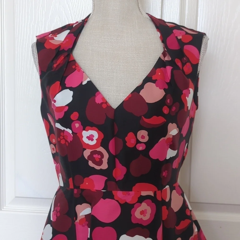 Kate Spade Falling Florals V-Neck Dress